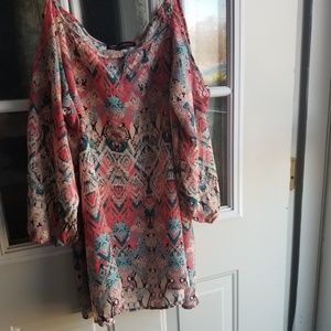 Beautiful cold shoulder blouse